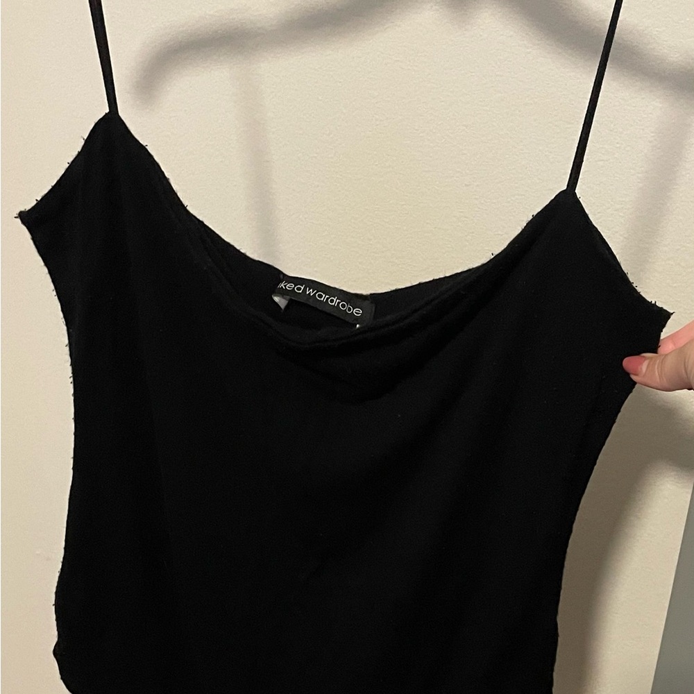 Black Thong Bodysuit